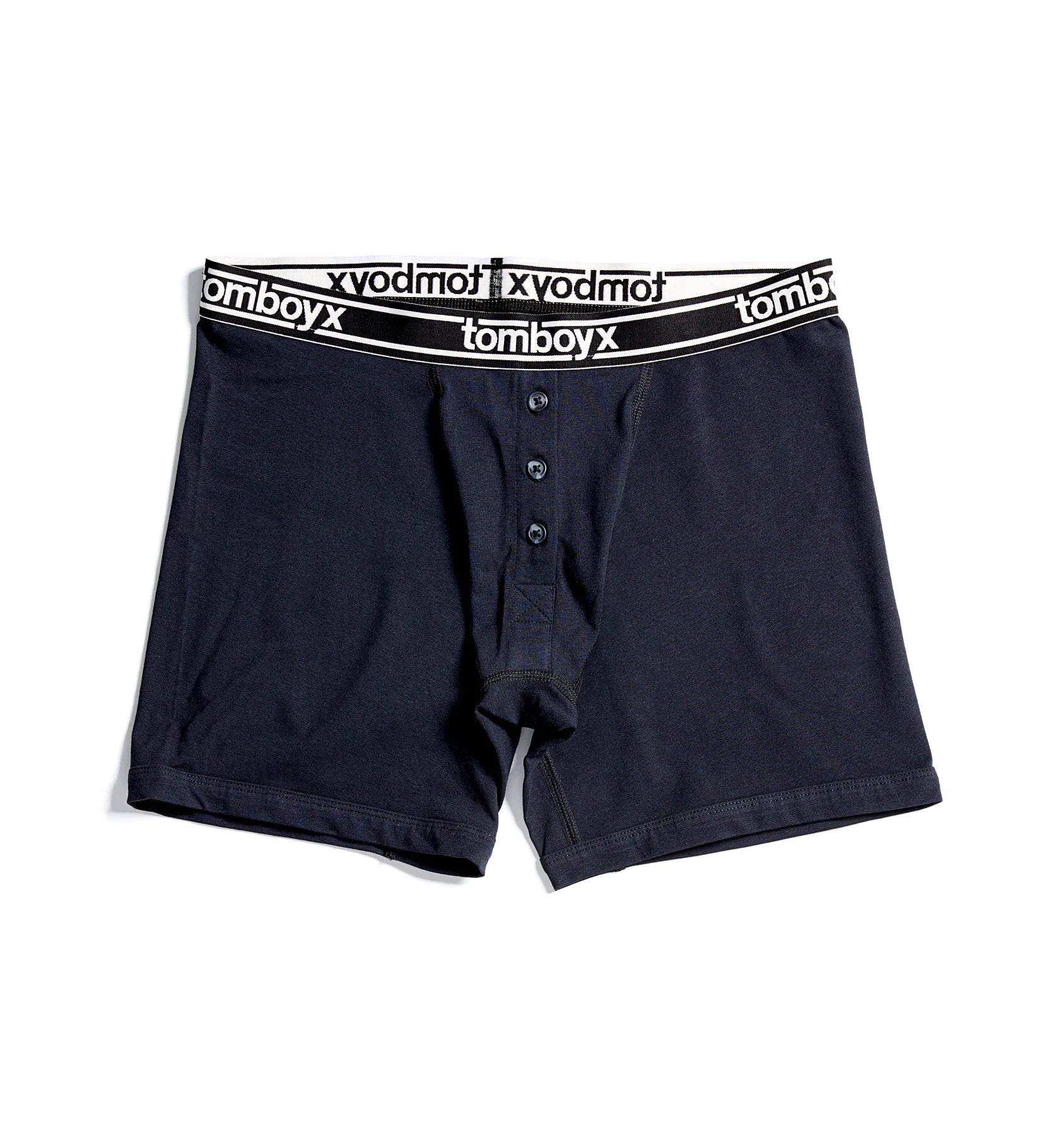 6" Fly Boxer Briefs - Black Logo