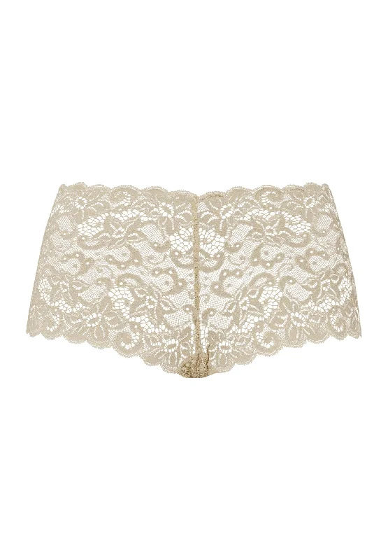 Luxury Moments Lace Boyleg | Moss Green 71447-2720