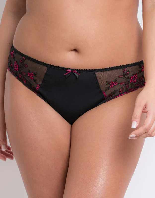 Adore Julia Brief Black/Cherry