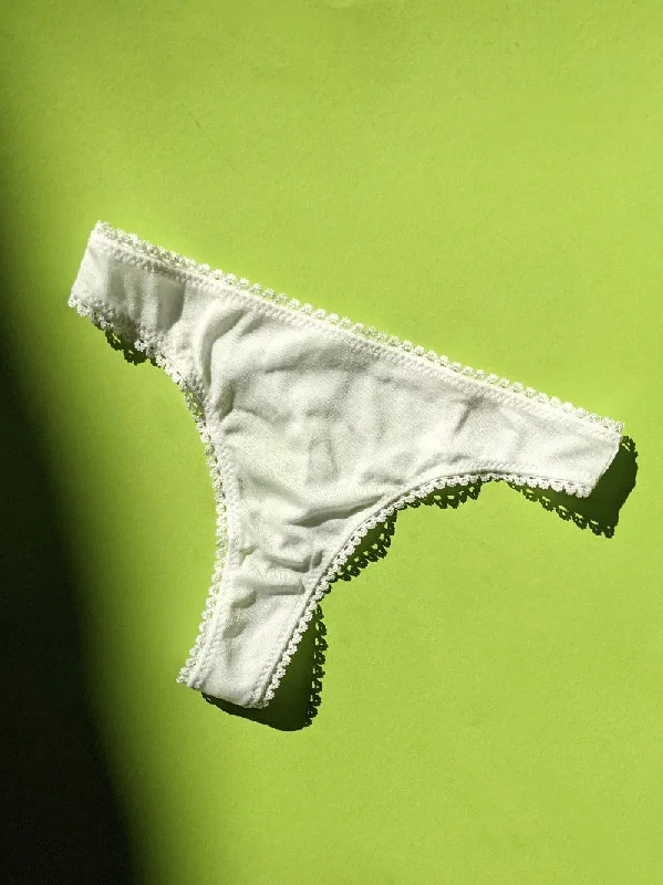 Araks: Stella Cotton Thong - White