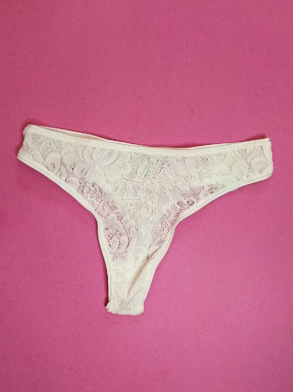 Araks: Tine Lace Thong - White