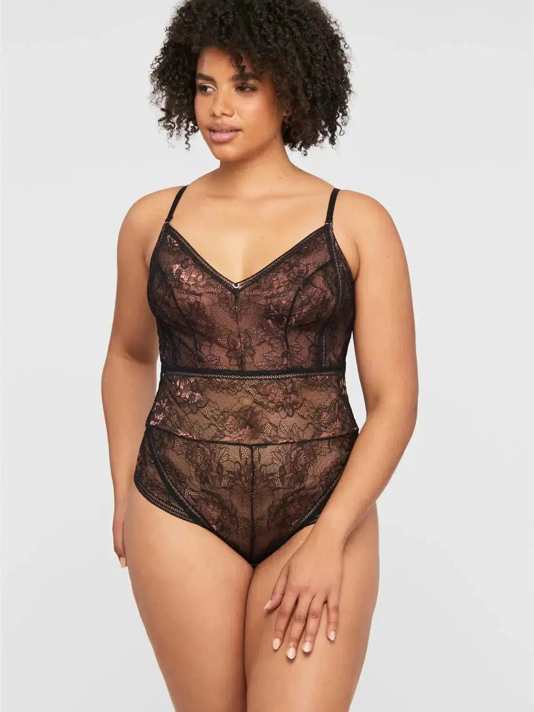 Black Enchanted Lace Bodysuit