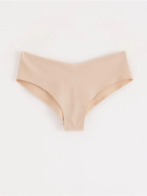 Bras & Honey Invisible Stretch Hipster Panty, Champagne