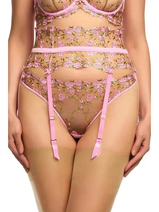 Charming Pink Rosewyn Suspender