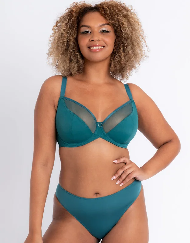 Curvy Kate Daily Balcony Bra Teal