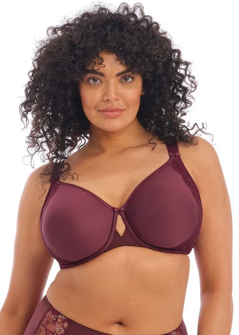 Elomi Charley Underwire Molded Spacer Bra, Aubergine