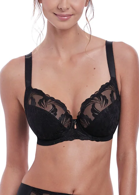 Fantasie Anoushka Uw Side Support Plunge Bra, Black