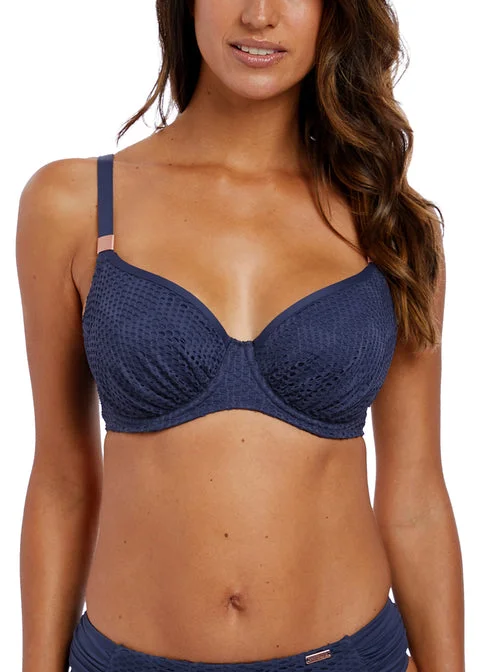 Fantasie Marseille Underwire Gathered Full Cup Bikini Top, Twilight