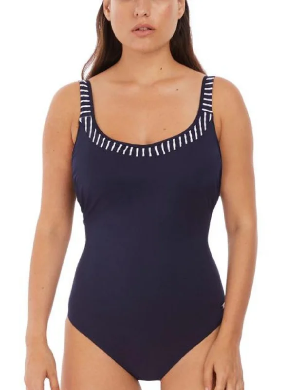 Fantasie San Remo Underwire Scoop Back One Piece Swimsuit, Ink