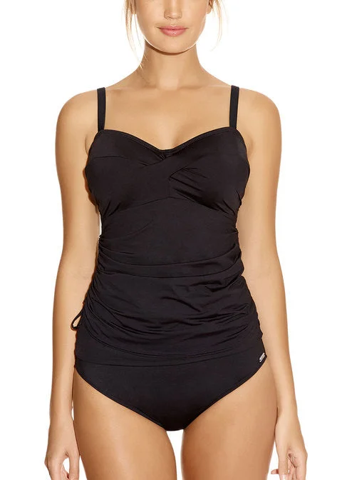 Fantasie Versailles Black Uw Twist Front Tankini - Control Lining in Black