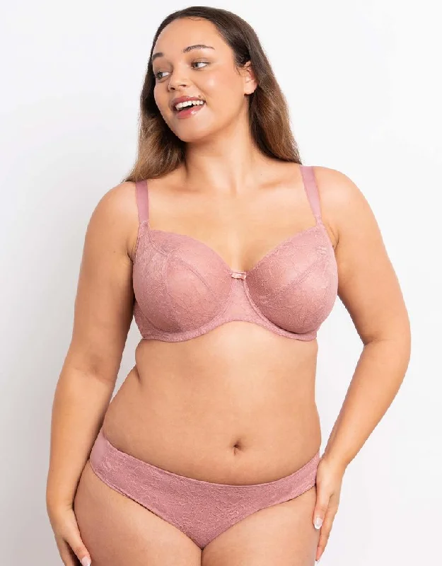 Flirtelle Thalia Balcony Bra Dusky Pink