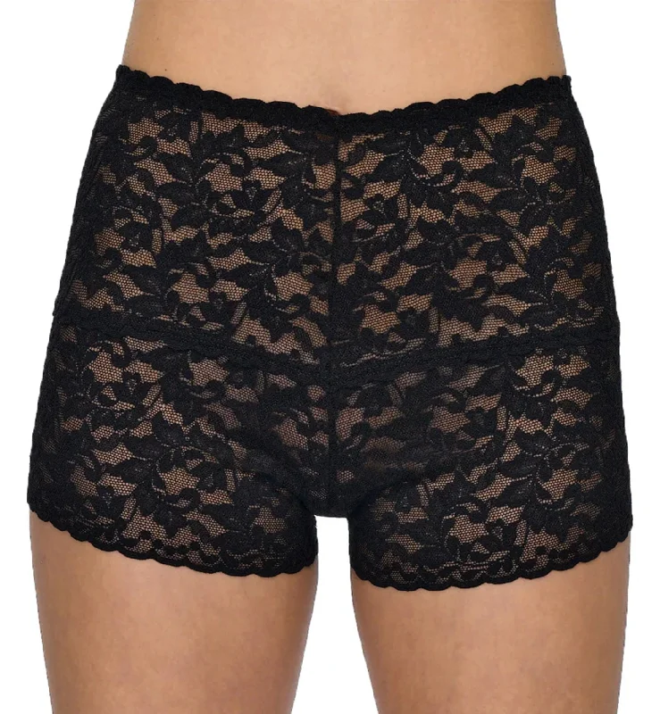 Hanky Panky Retro Lace Hot Pant (9K1251) - Black