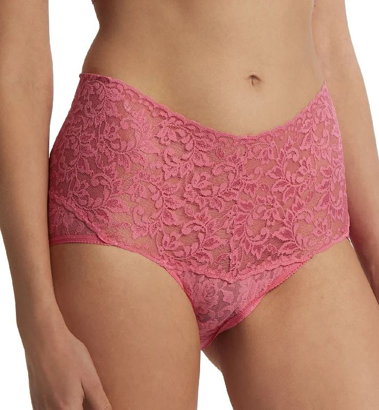 Hanky Panky Retro Lace V-kini (9K2124) - Guava Pink