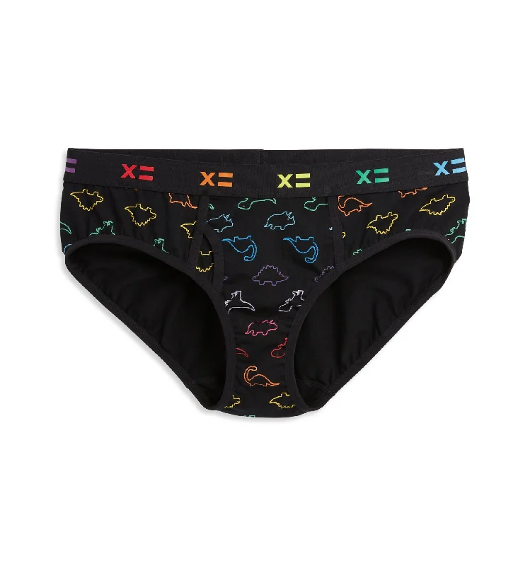 Iconic Briefs - Rainbow DinoByte