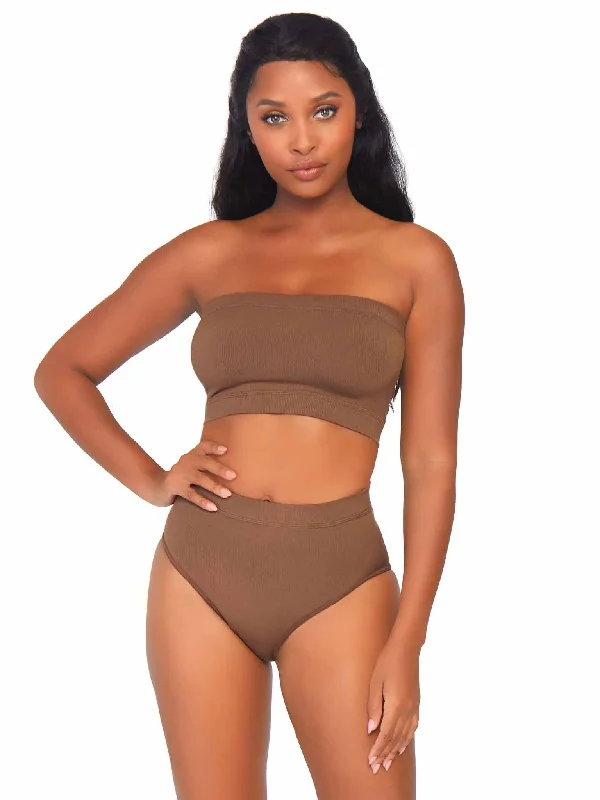 LEG AVENUE NK003 NAKED SHAPEWEAR BRIEF SET