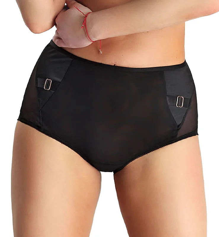 Nessa Linda High Waist Panty (N02) - Black