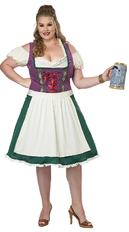 Plus Size Bavarian Beer Maid Costume