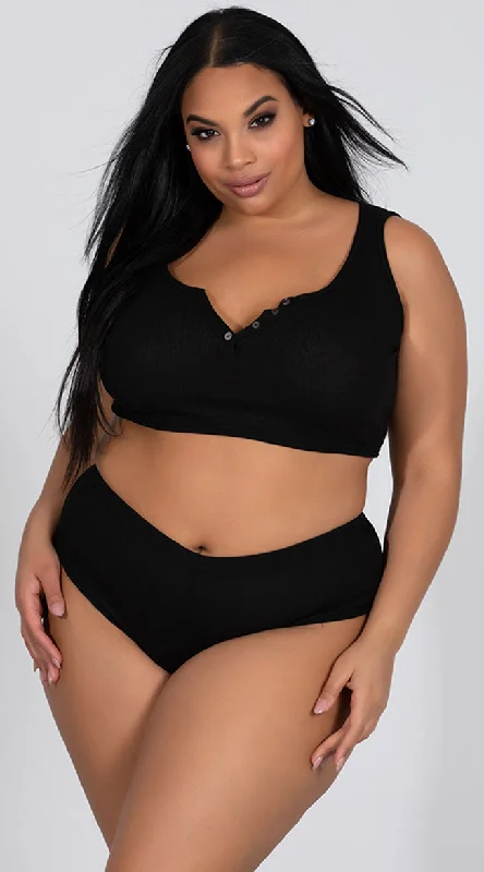 Plus Size Cozy and Sexy Lounge Set