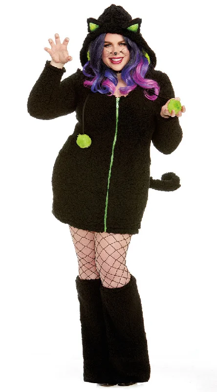 Plus Size Cross My Path Cat Costume