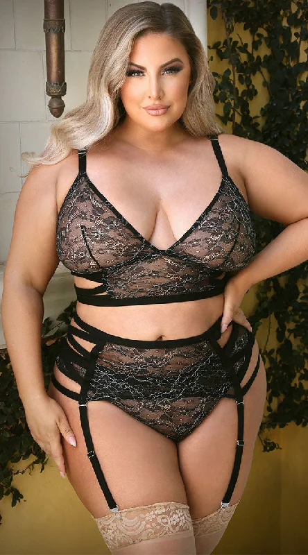 Plus Size Kelsey Bralette Set