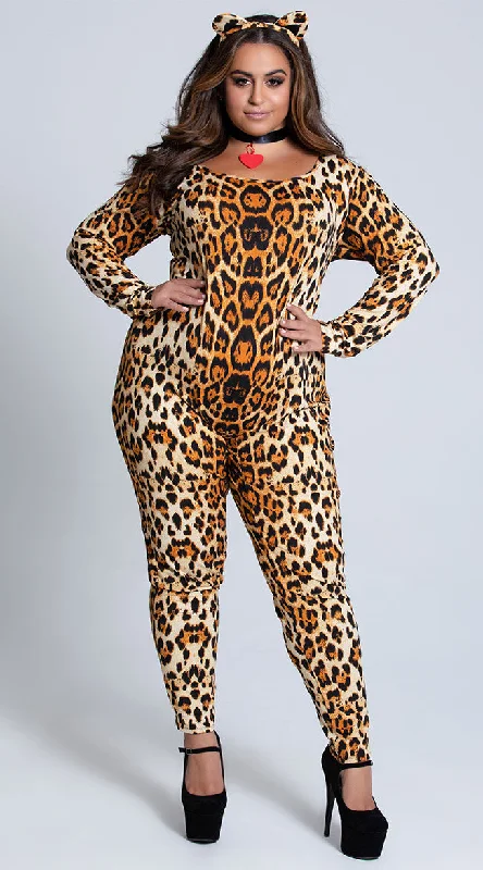 Plus Size Sexy Cougar Costume