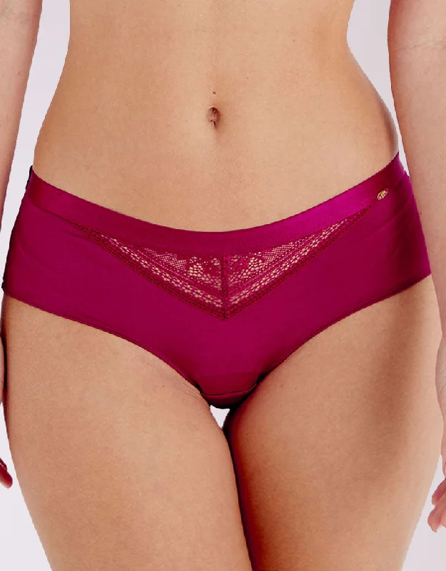 Pretty Polly Botanical Lace Short Fuchsia