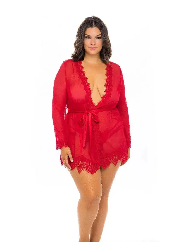 Red Provence Robe