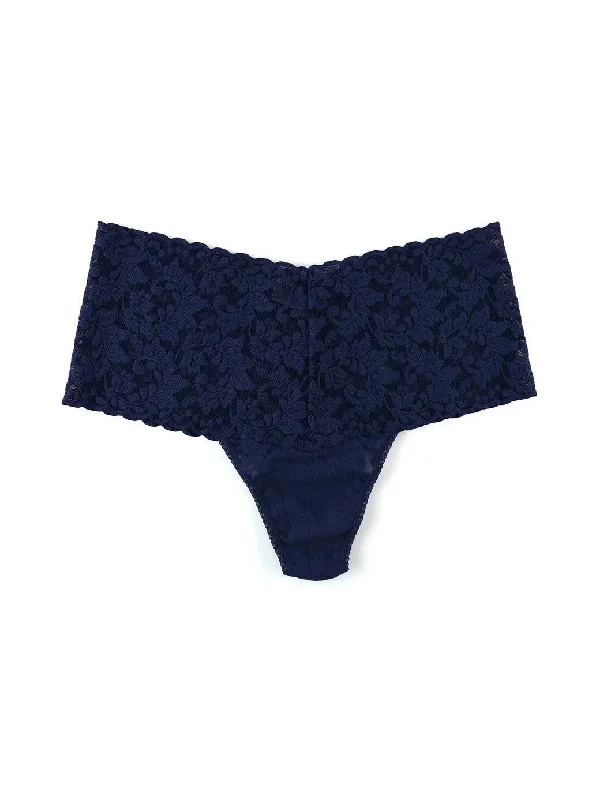 Signature lace retro thong