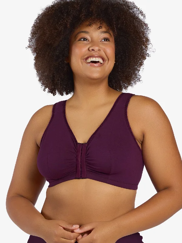 The Meryl - Cotton Front-Closure Comfort & Sleep Bra