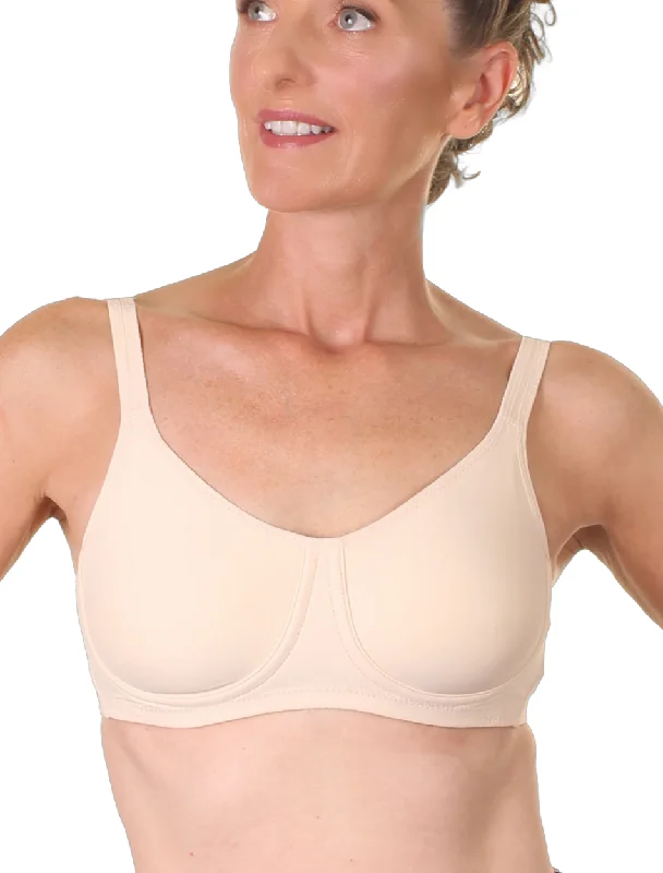 Trulife Lilly Bra, Beige | Nude Trulife Lilly Mastectomy Bras | Seamless Mastectomy Bras