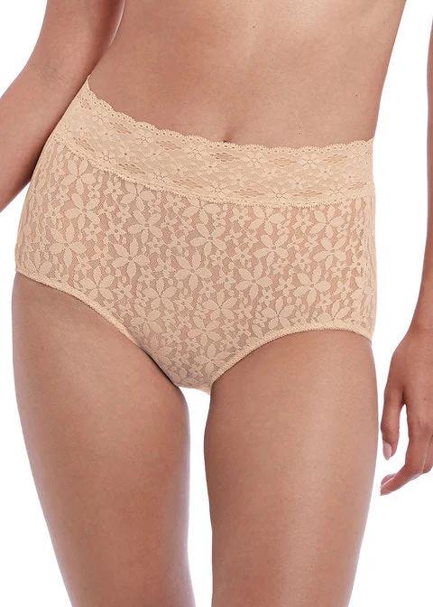 Wacoal Halo Lace Full Panties, Nude | Wacoal Full panty