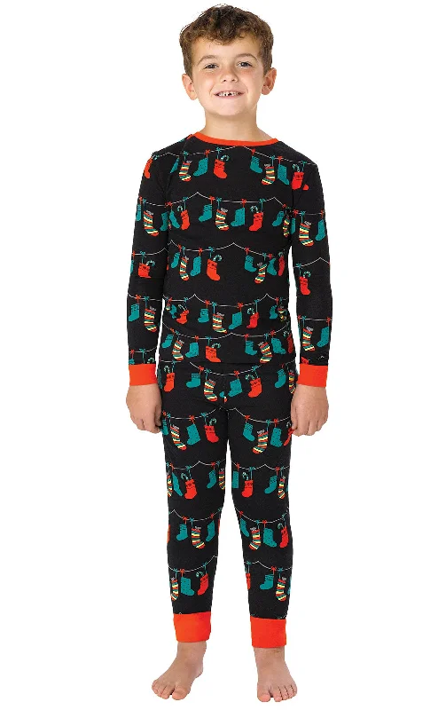 Christmas Stockings Unisex Kids Pajamas