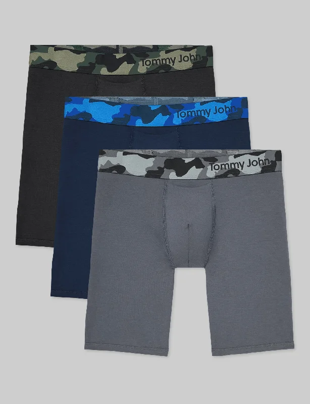 Cool Cotton Boxer Brief 8" (3-Pack)