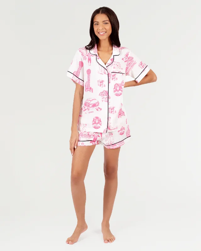 Dallas Toile Pajama Set