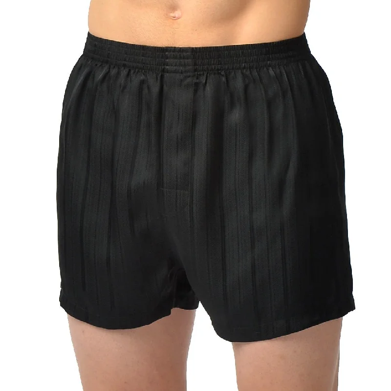 Herringbone Stripe Silk Boxer Short