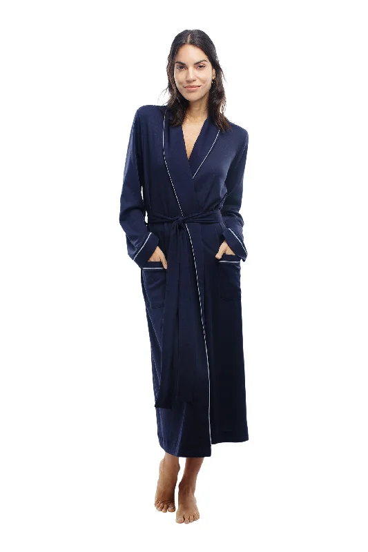 The Weekender Robe in Navy Blue