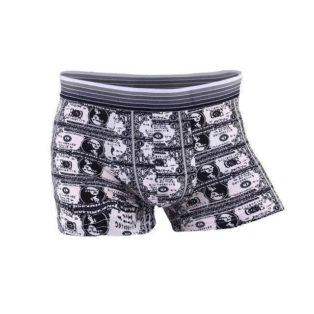 Underwear, Men's Boxer Shorts, Money Print